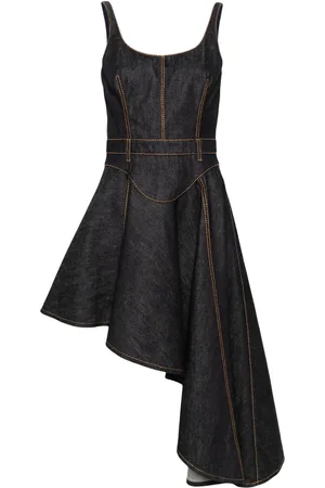 Alexander McQueen Robe longue à design asymétrique