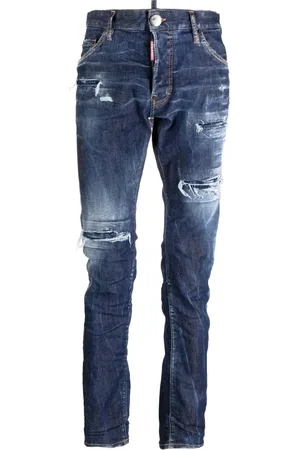 Dsquared2 Jean à effet usé