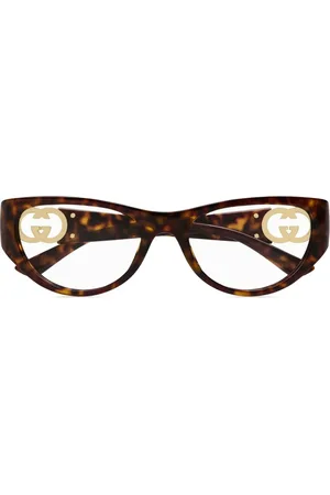 Gucci Lunettes de soleil à monture papillon