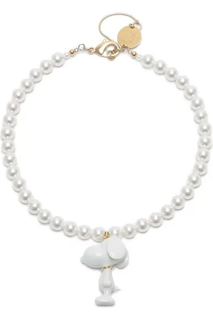 ANDRES GALLARDO Collier Snoopy & Pearls
