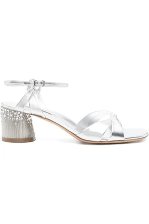 Casadei Sandales à ornements en cristal 55 mm