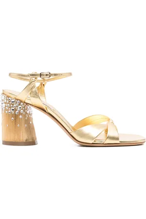 Casadei Sandales à ornements en cristal 80 mm