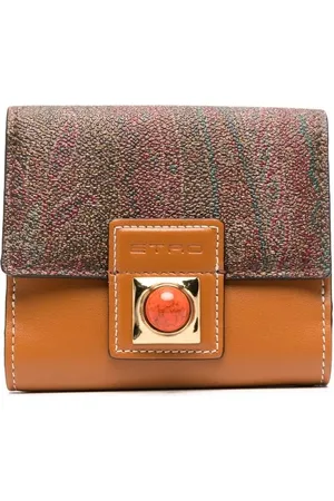 Etro Porte-monnaie Crown Me à motif cachemire