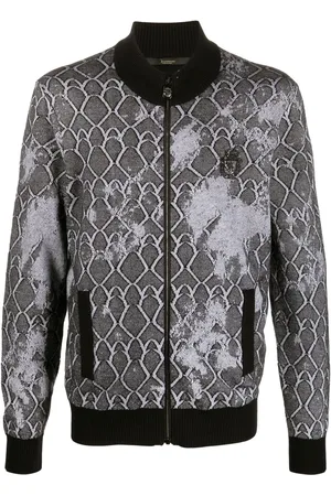 BILLIONAIRE Veste bomber à logo brodé