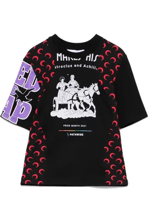 Marine Serre T-shirt Regenerated Graphic