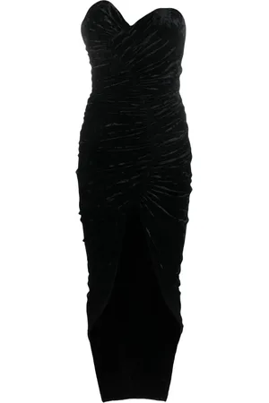 ALEXANDRE VAUTHIER Robe-bustier en velours
