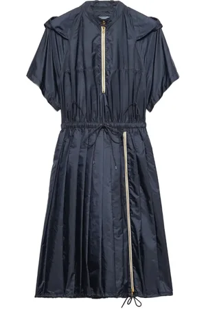 Prada Robe zippée Re-Nylon à poches multiples
