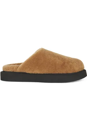 Giuseppe Zanotti Chaussons Wynter en peau lainée