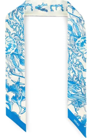 VERSACE Foulard à imprimé géométrique