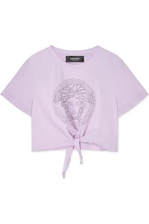 VERSACE T-shirt à détail torsadé