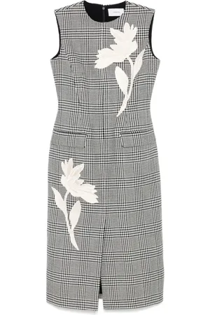 Erdem Robe longue à fleurs brodées