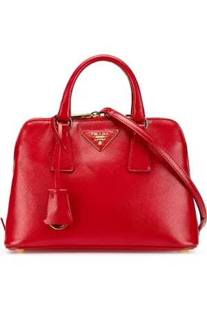 Prada Petit sac à bandoulière Promenade en cuir Saffiano verni (2010-2024)