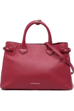 Burberry 2000-2017 Medium Leather and House Check Banner satchel