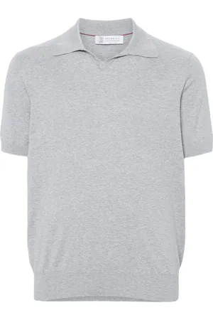 Brunello Cucinelli Polo en maille fine