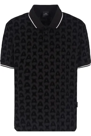 Armani Exchange Polo à logo imprimé
