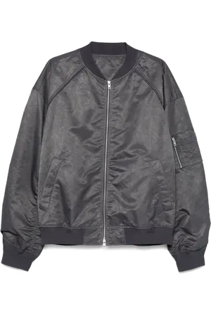 JUUN.J Veste bomber à effet usé
