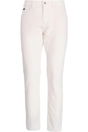 HUGO BOSS Pantalon en coton à coupe droite