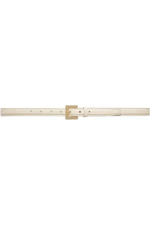 ANINE BING Ceinture en cuir verni
