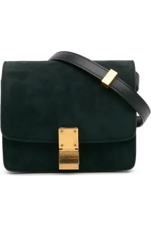 Céline Petit sac à bandoulière en daim Classic Box (2018)
