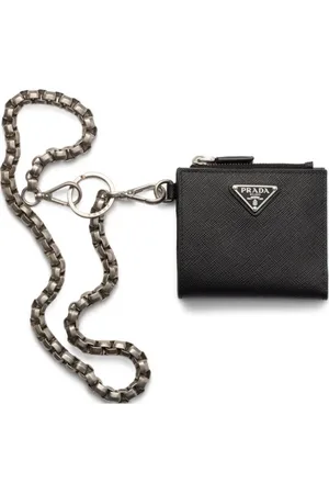 Prada Portefeuille à détail de chaîne
