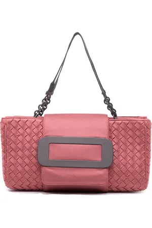 Bottega Veneta Sac à main Buckle Flap en toile Intrecciato (2012-2024)