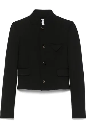 Bottega Veneta Veste à coupe crop