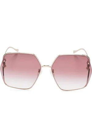 Gucci Lunettes de soleil à détail Web