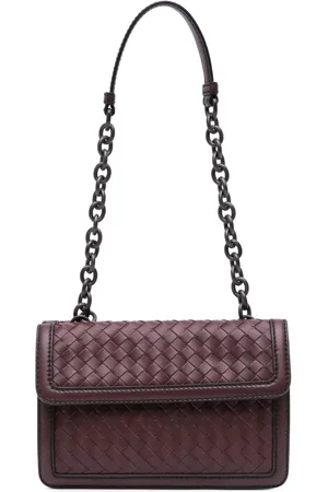 Bottega Veneta Sac porté épaule Double Flap en cuir Nappa Intrecciato (2012-2025)