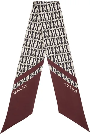 Bally Foulard imprimé Pennant en soie mélangée