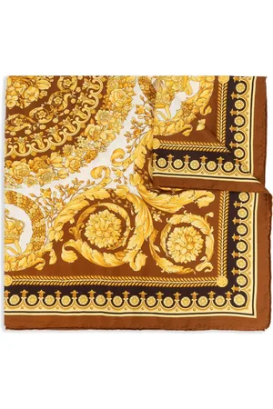 VERSACE Foulard à imprimé géométrique