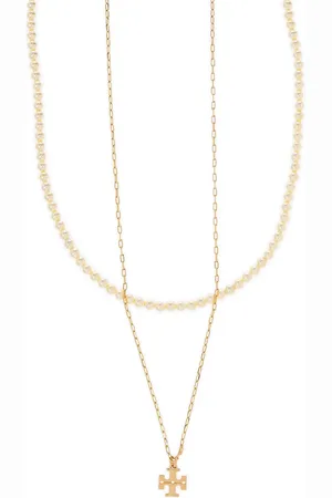 Tory Burch Collier Kira à design superposé