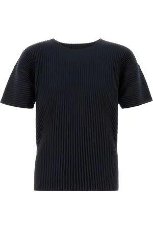 Issey Miyake T-shirt à effet plissé