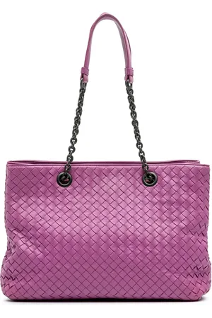 Bottega Veneta Sac cabas Double Chain en cuir Nappa Intrecciato médium (2012-2024)