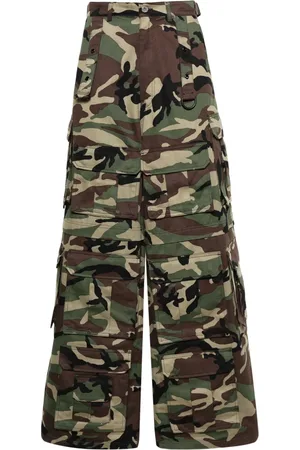 Vetements Pantalon ample à imprimé camouflage