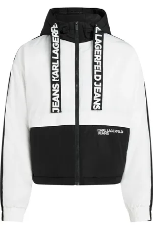 Karl Lagerfeld Veste bicolore à fermeture décalée
