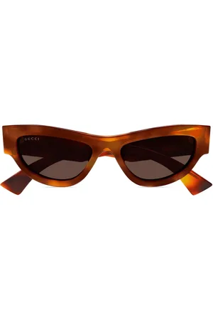 Gucci Lunettes de soleil à monture papillon