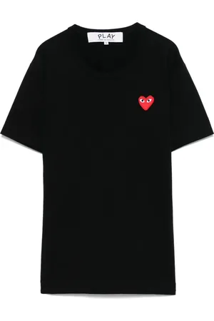 Comme des Garçons T-shirt à imprimé cœur