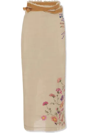 Faliero Sarti Foulard à fleurs imprimées