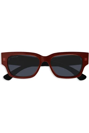 Gucci Lunettes de soleil à monture rectangulaire