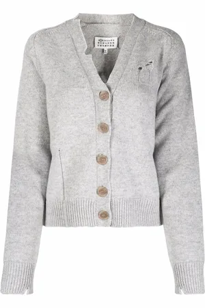 Maison Margiela Cardigan boutonné à effet usé