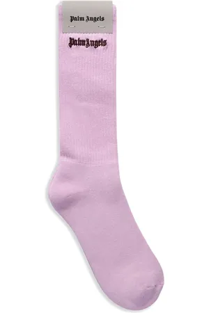 Palm Angels Chaussettes à logo brodé