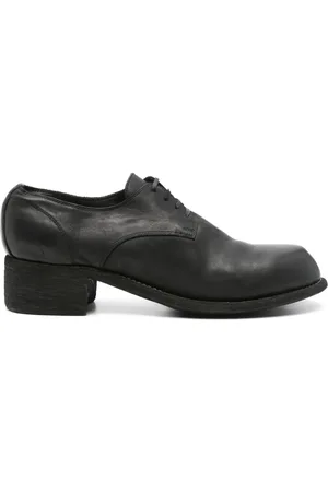 GUIDI Leather derby shoes