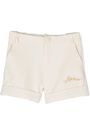 Moschino Barboteuse à logo brodé