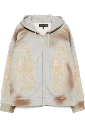 Who Decides War Hoodie fermeture zippée Signature