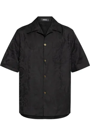 VERSACE Polo à motif Barocco en jacquard