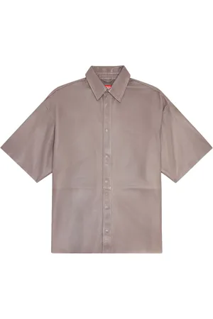 Diesel Chemise S-EMIN-LTH en cuir