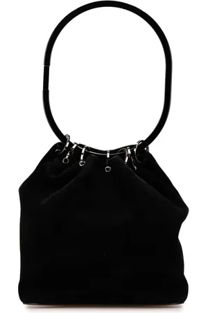 Gucci 2000-2015 Suede Resin Hoop Handle handbag