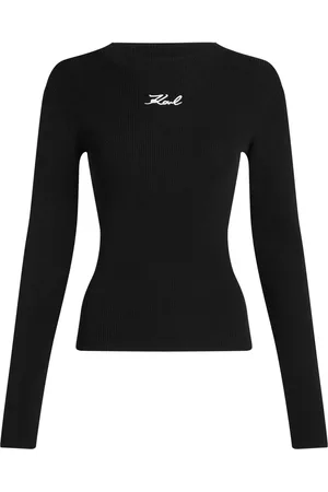 Karl Lagerfeld T-shirt à logo brodé