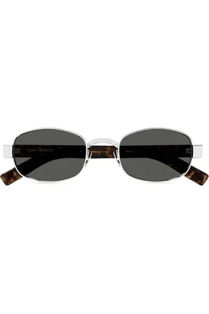 Saint Laurent Lunettes de soleil à monture ovale