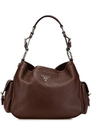 Prada Sac porté épaule Vitello Daino Side Flap Pockets (2000-2024)